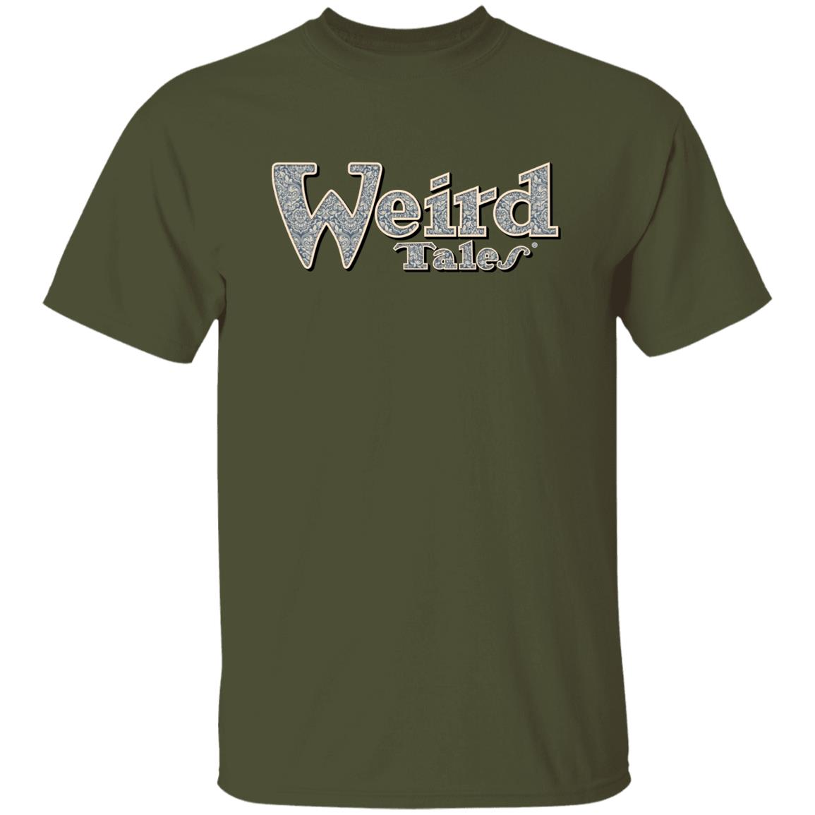 Weird Tales Logo Shirt Damask Pattern T-Shirt