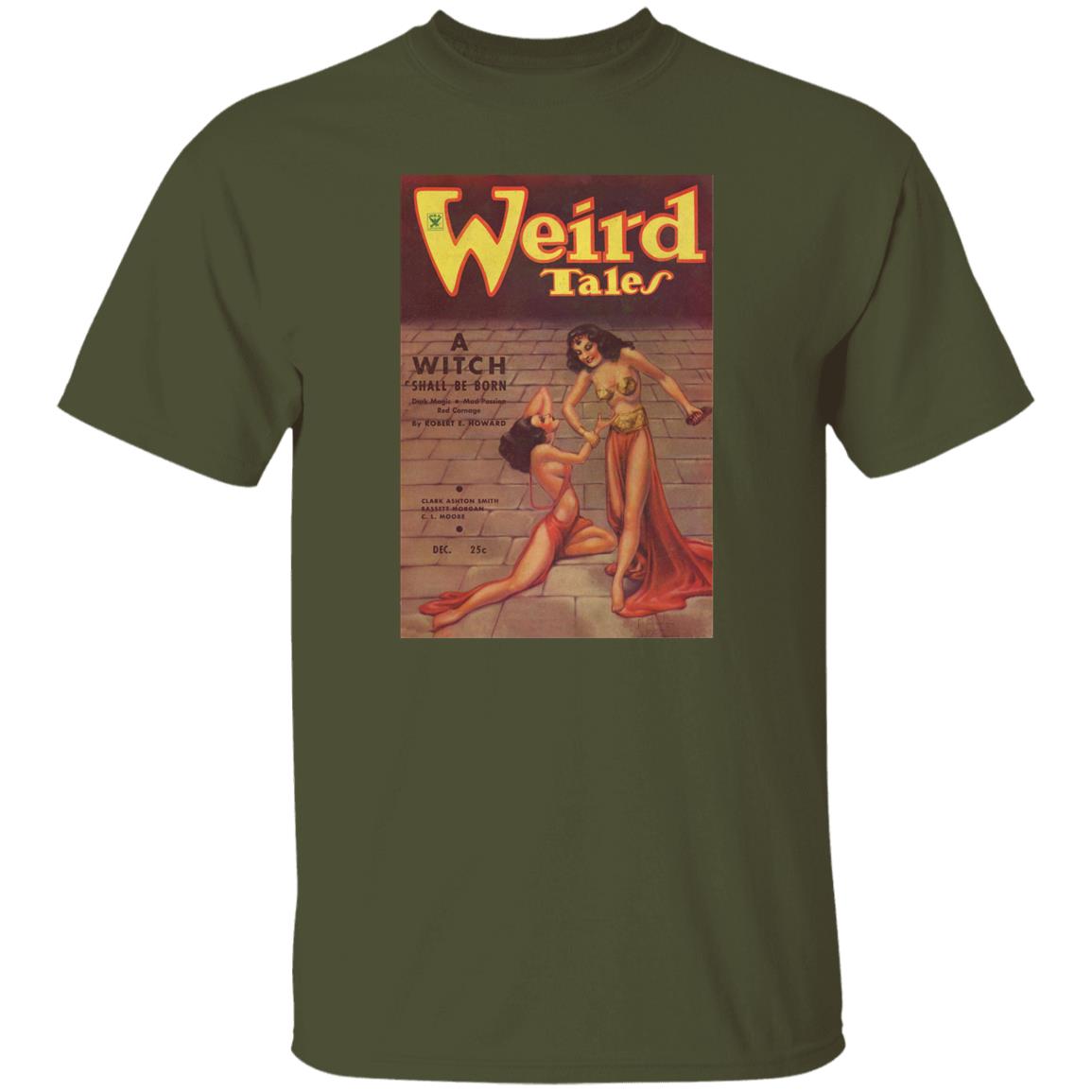 Weird Tales Cover Art December 1934 "A Witch Shall Be Born" T-Shirt