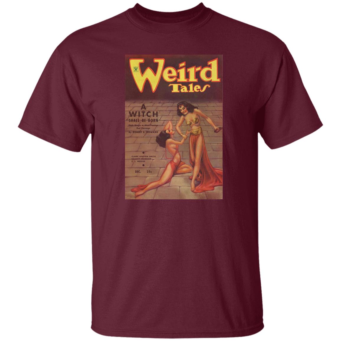 Weird Tales Cover Art December 1934 "A Witch Shall Be Born" T-Shirt