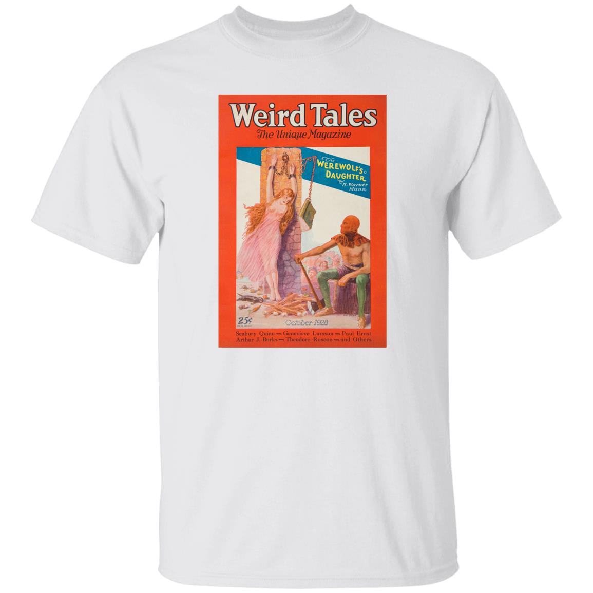 Weird Tales Cover Art October 1928 "The Werewolf's Daughter" T-Shirt