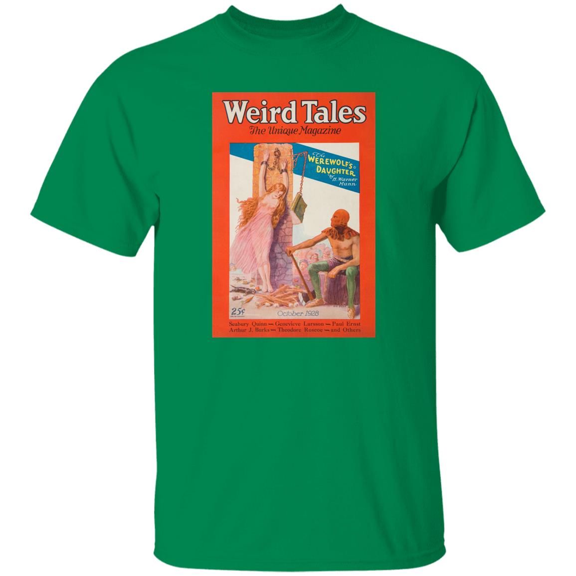 Weird Tales Cover Art October 1928 "The Werewolf's Daughter" T-Shirt