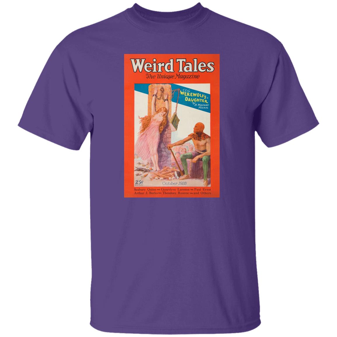 Weird Tales Cover Art October 1928 "The Werewolf's Daughter" T-Shirt