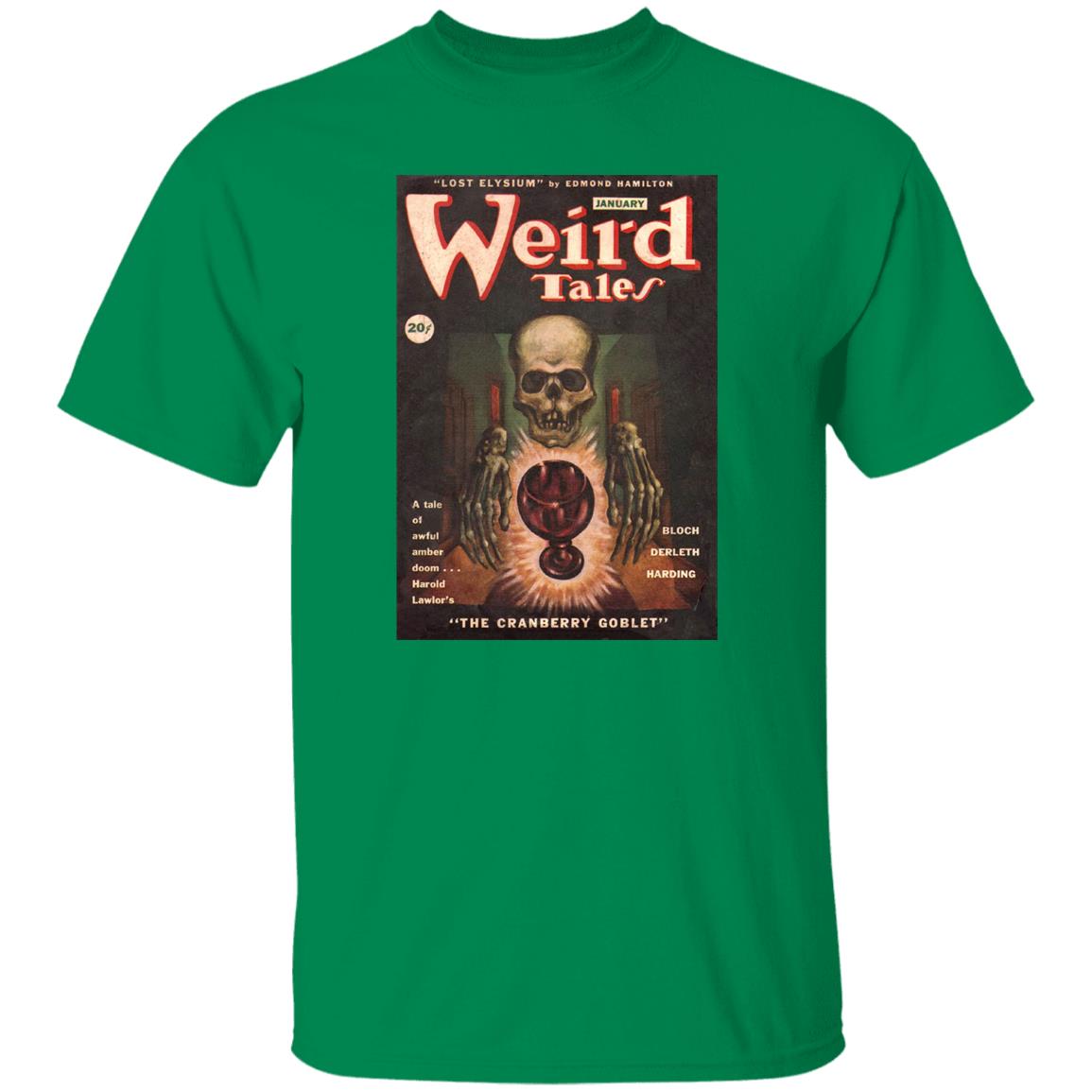 Weird Tales Cover Art January 1946 "The Cranberry Goblet" T-Shirt