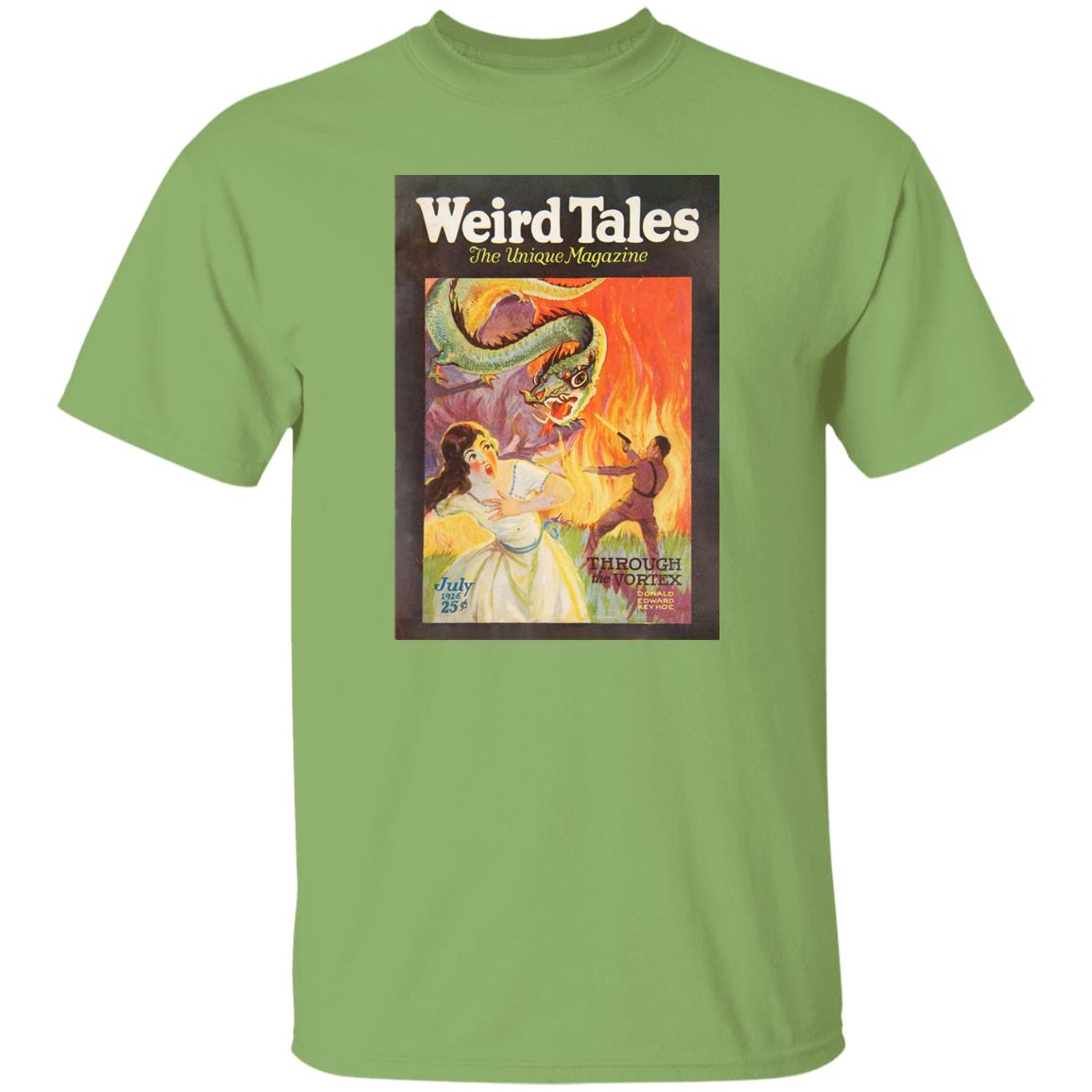 Weird Tales Cover Art July 1926 "Through the Vortex" T-Shirt