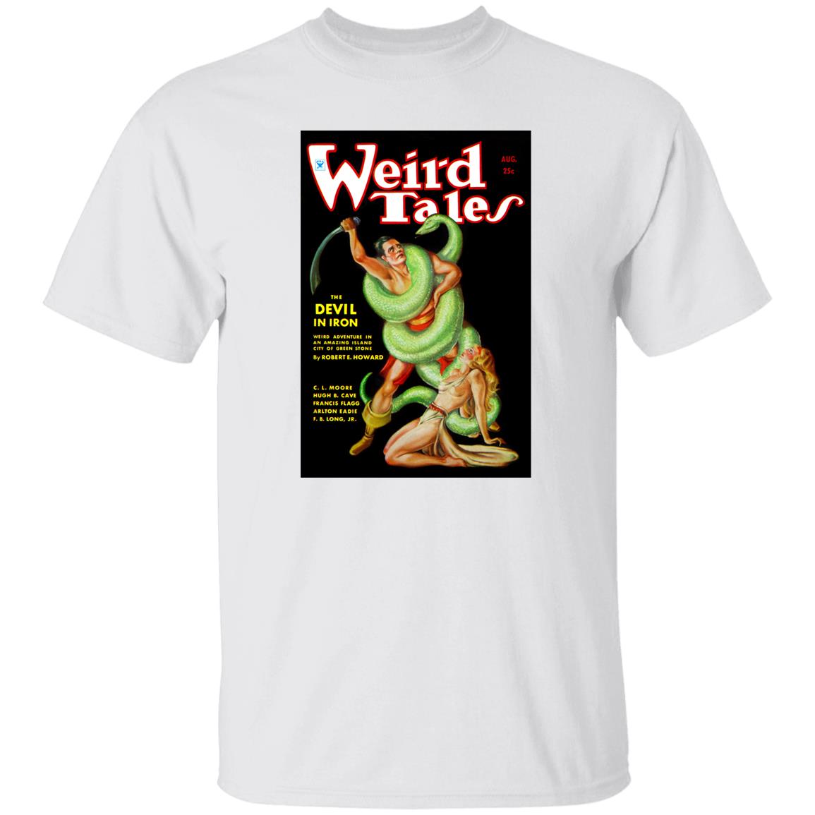 Weird Tales Cover Art August 1934 "The Devil in Iron" T-Shirt