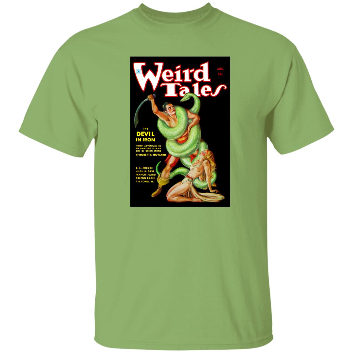 Weird Tales Cover Art August 1934 "The Devil in Iron" T-Shirt
