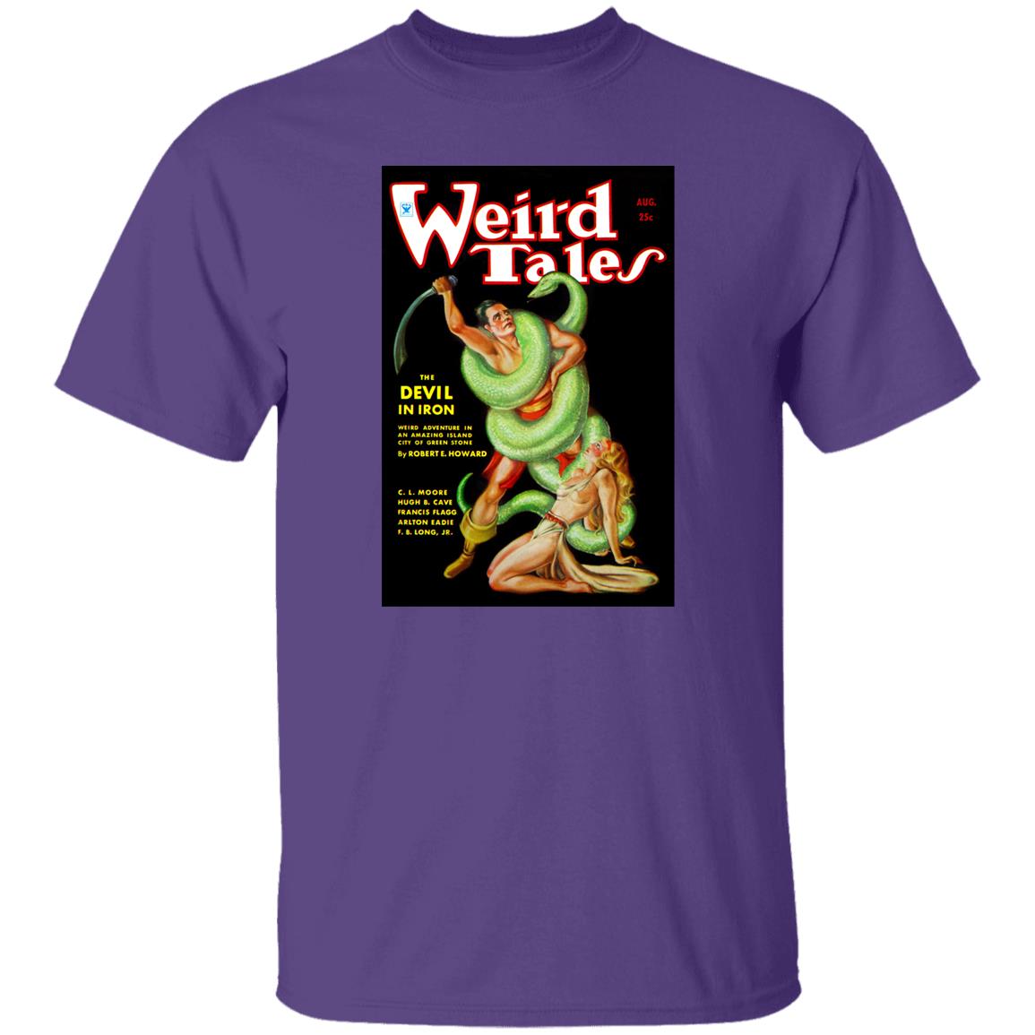 Weird Tales Cover Art August 1934 "The Devil in Iron" T-Shirt