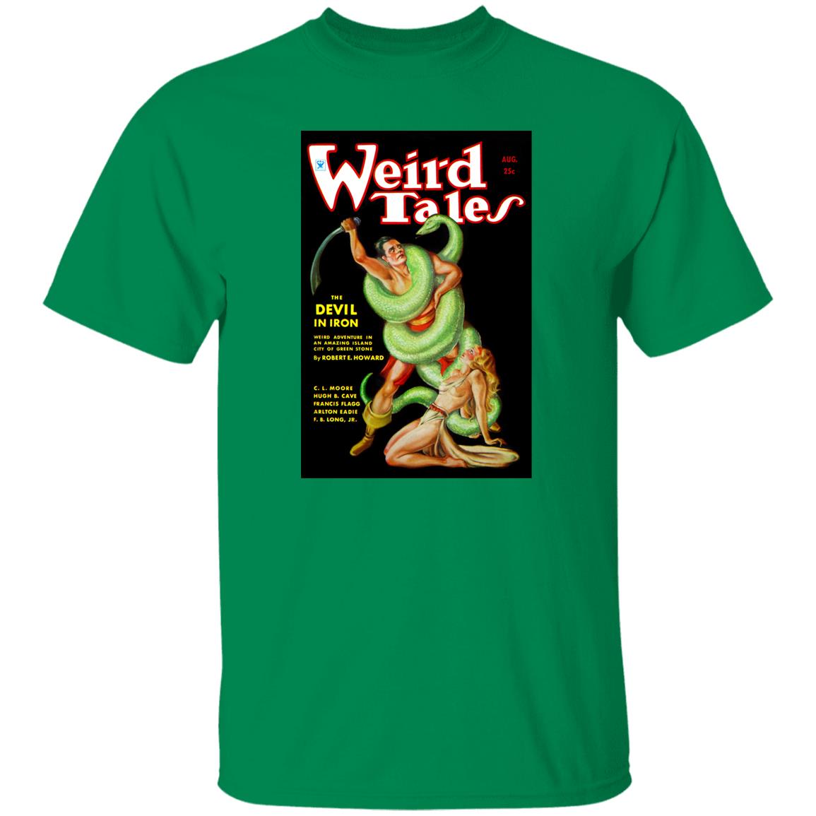 Weird Tales Cover Art August 1934 "The Devil in Iron" T-Shirt