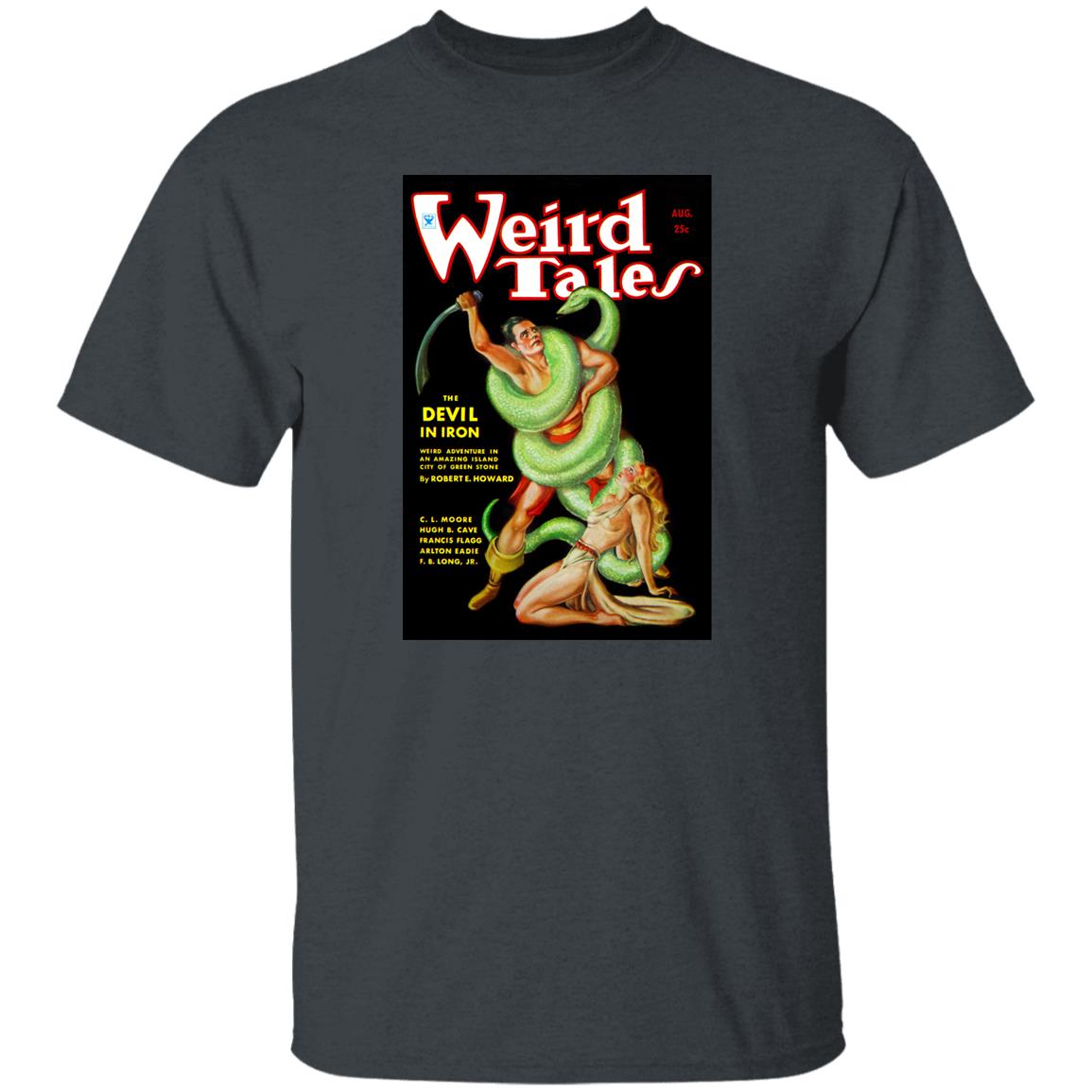Weird Tales Cover Art August 1934 "The Devil in Iron" T-Shirt