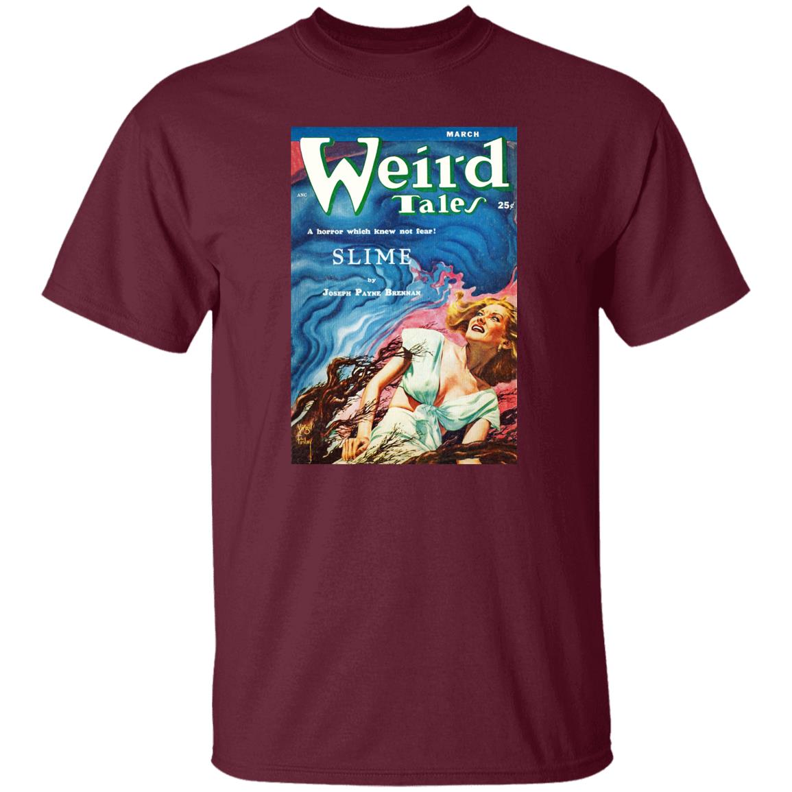 Weird Tales Cover Art March 1953 "Slime" T-Shirt