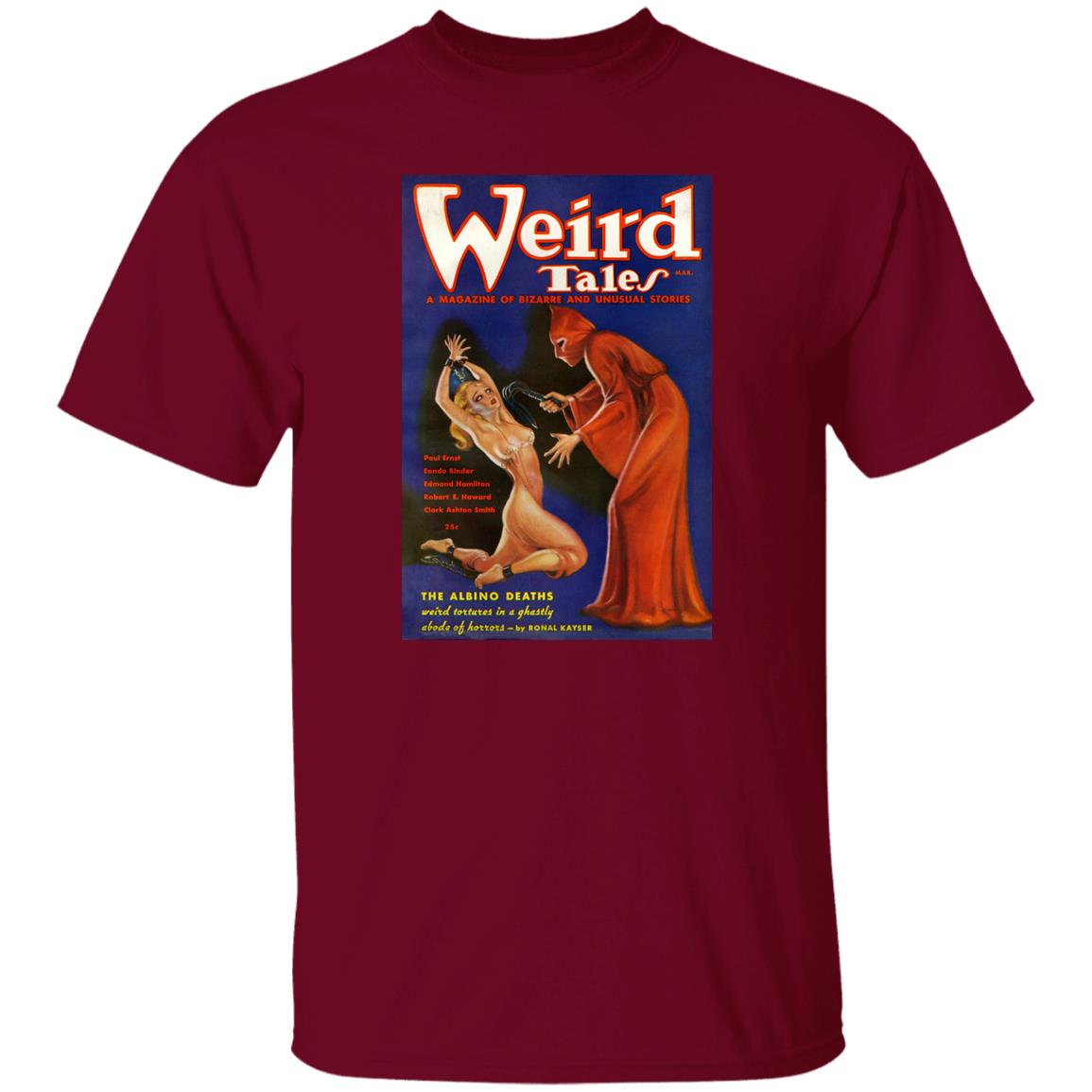 Weird Tales Cover Art March 1936 "The Albino Deaths" T-Shirt
