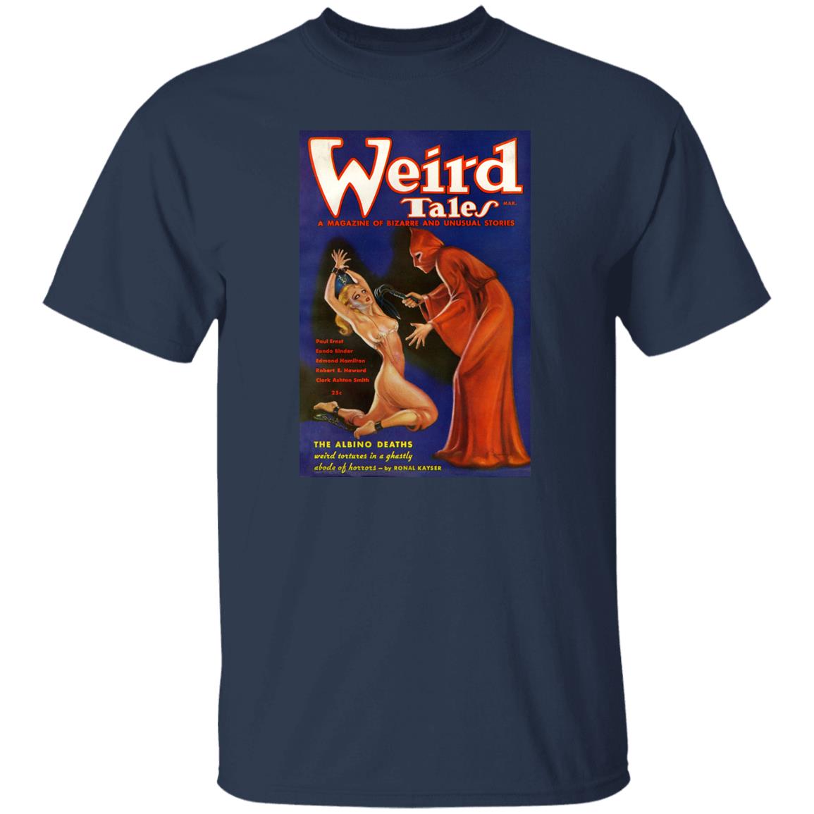 Weird Tales Cover Art March 1936 "The Albino Deaths" T-Shirt