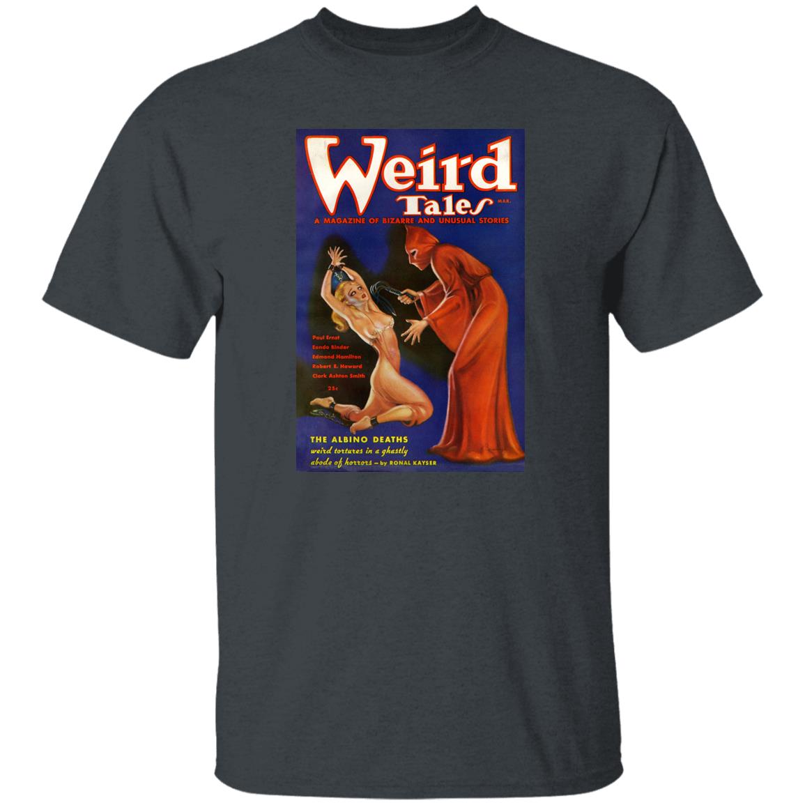 Weird Tales Cover Art March 1936 "The Albino Deaths" T-Shirt