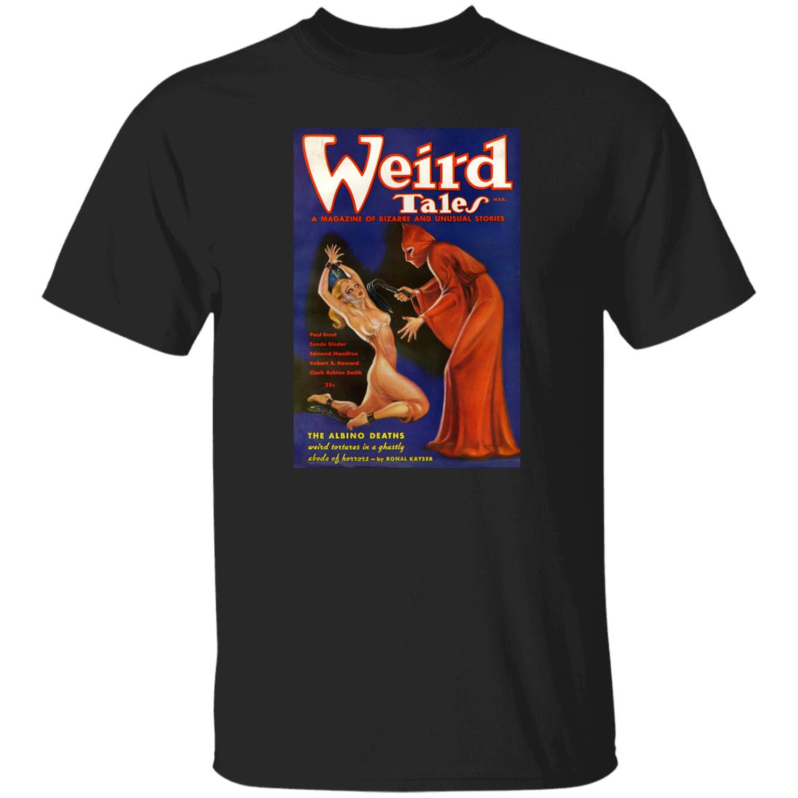 Weird Tales Cover Art March 1936 "The Albino Deaths" T-Shirt