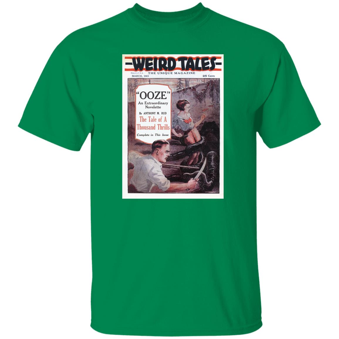Weird Tales Cover Art March 1923 Very First Edition "The Ooze" T-Shirt