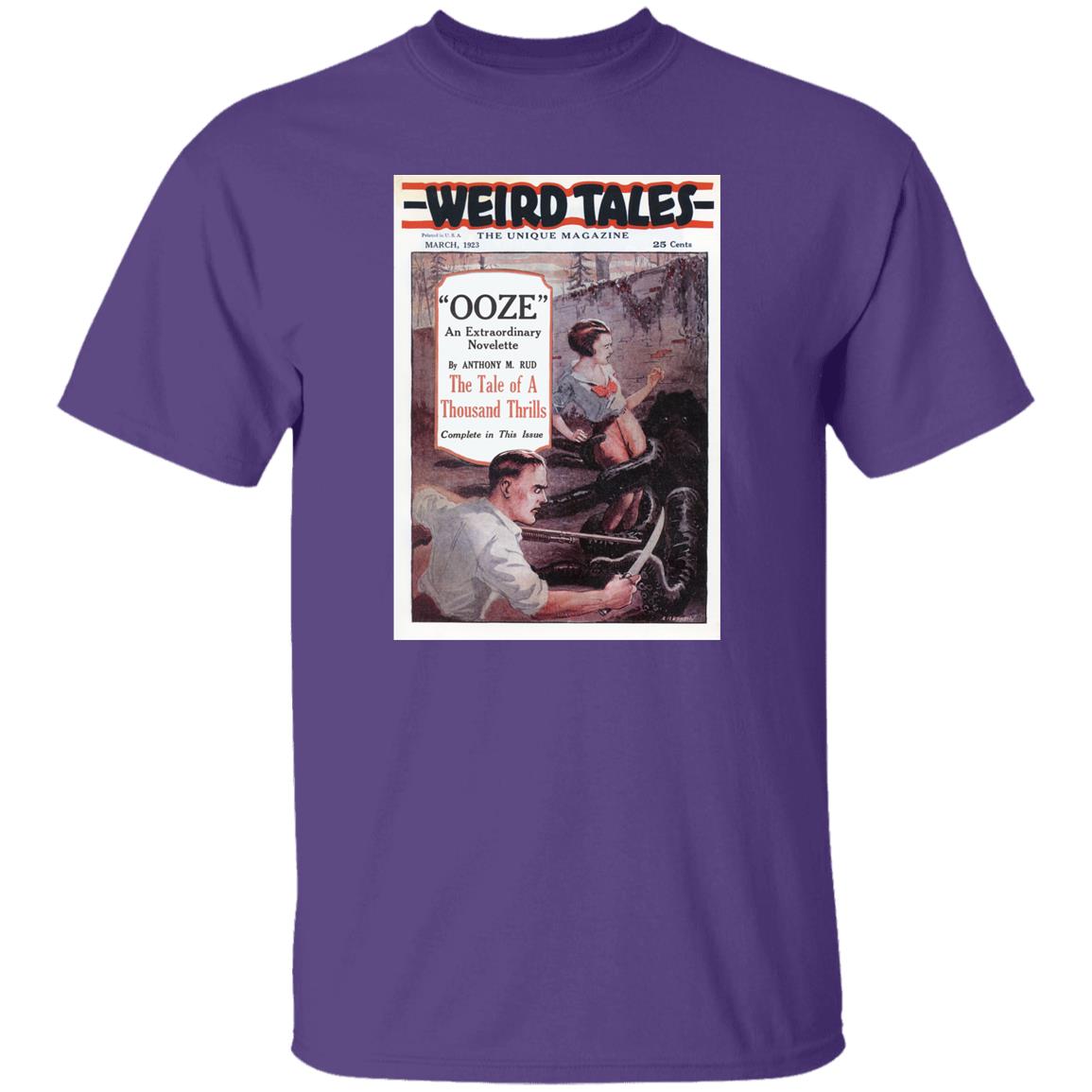Weird Tales Cover Art March 1923 Very First Edition "The Ooze" T-Shirt