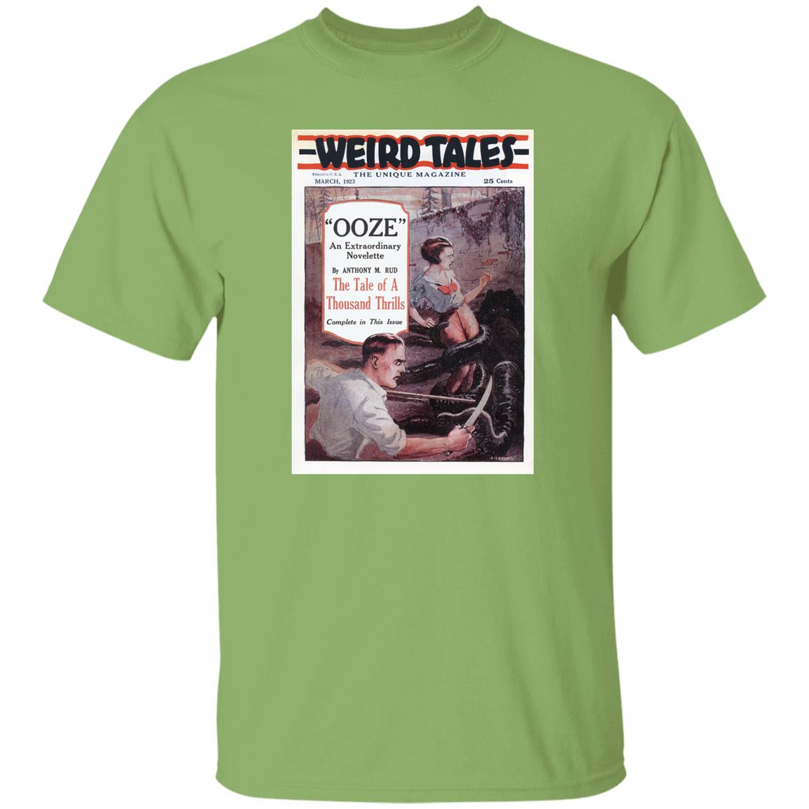 Weird Tales Cover Art March 1923 Very First Edition "The Ooze" T-Shirt