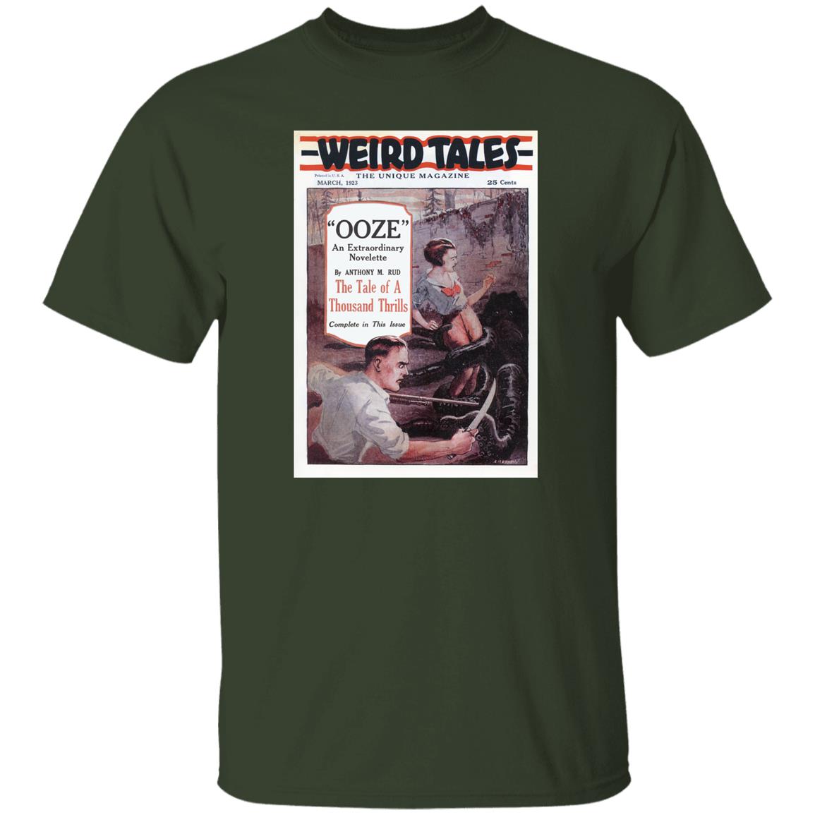 Weird Tales Cover Art March 1923 Very First Edition "The Ooze" T-Shirt