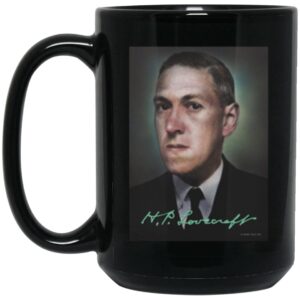 Weird Tales Signature Series H. P. Lovecraft 15 oz. Black Mug