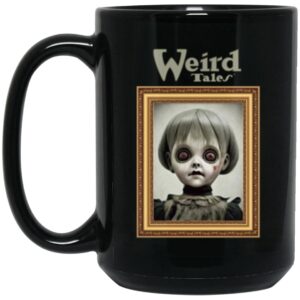 Weird Tales Creepy Doll Series Tabitha 15 oz. Black Mug