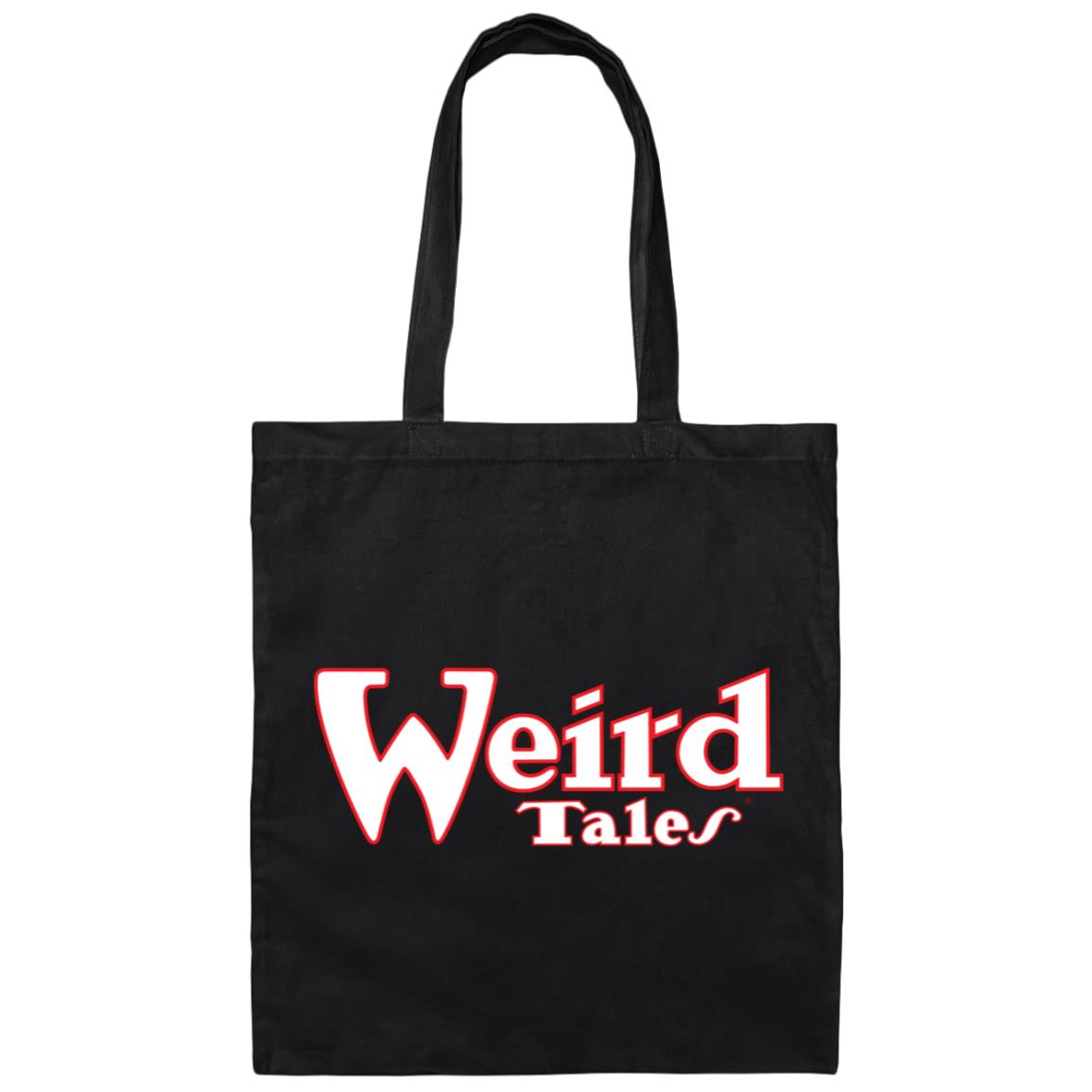 Weird Tales Logo White-Red Canvas Tote Bag