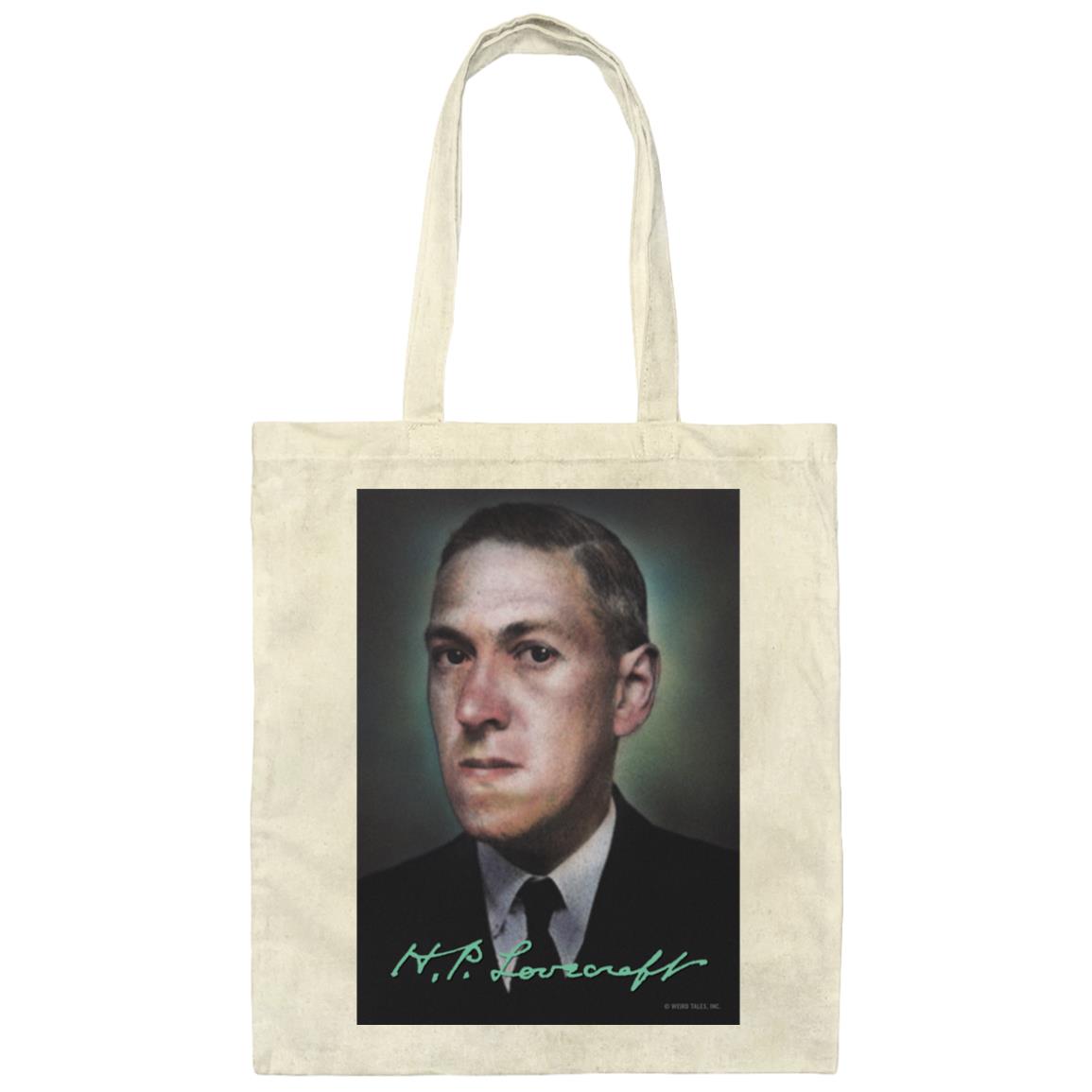 Weird Tales Signature Series H. P. Lovecraft Canvas Tote Bag