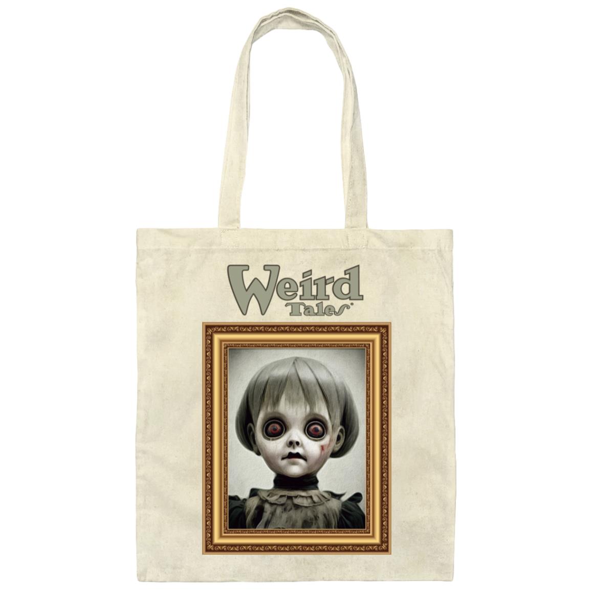 Weird Tales Creepy Doll "Tabitha" Canvas Tote Bag