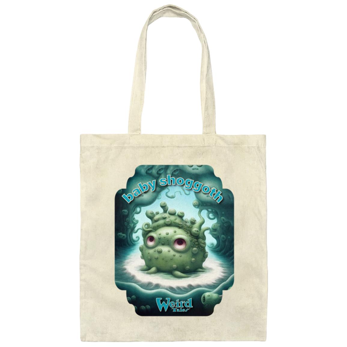 Weird Tales Baby Cthulhu "Shoggie" Canvas Tote Bag