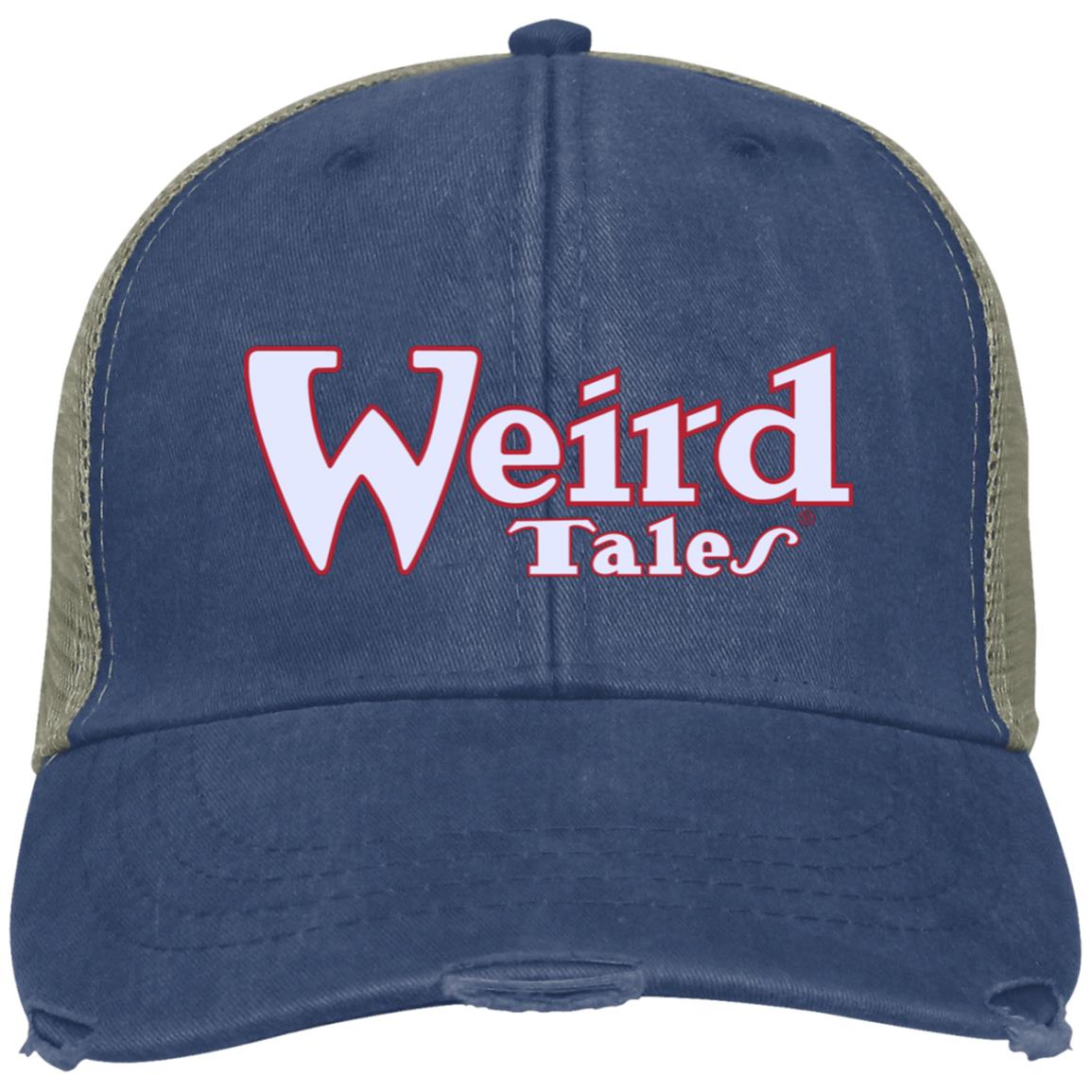 Weird Tales Logo White-Red Embroidered Ollie Cap