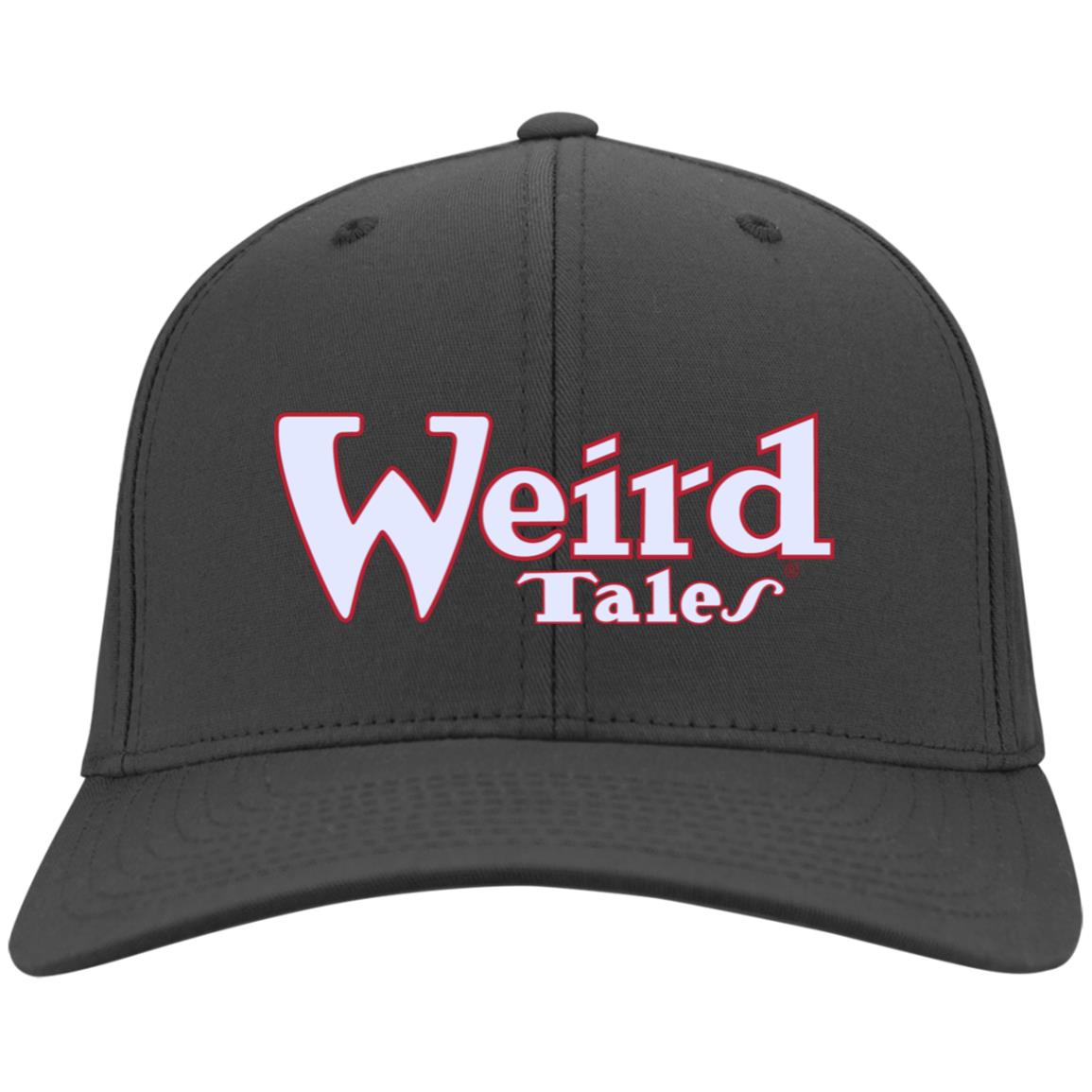 Weird Tales Logo White-Red Embroidered Twill Cap