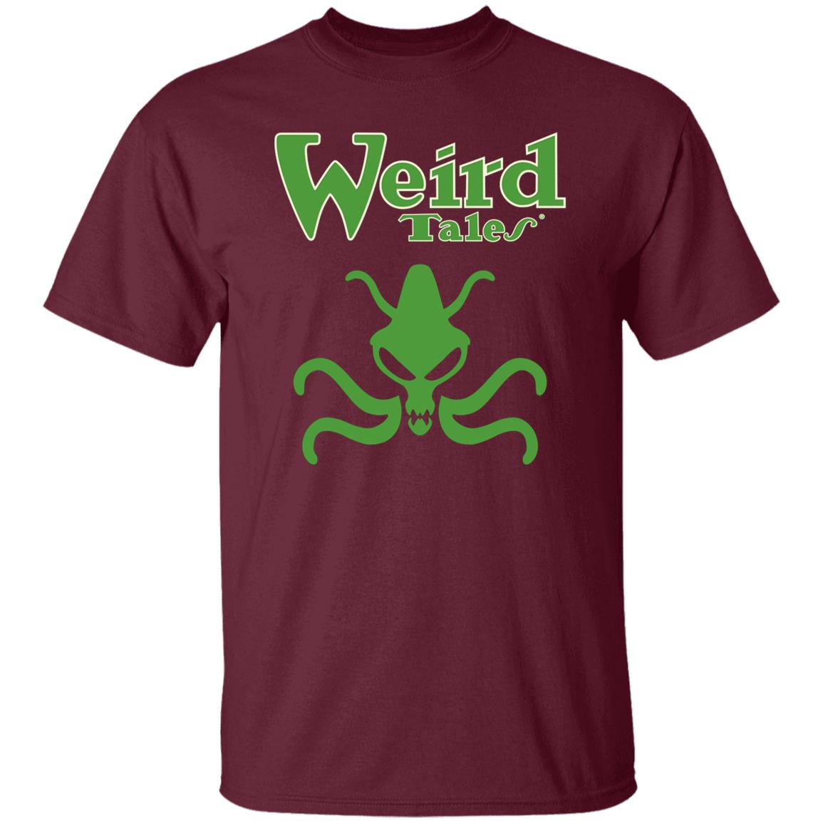 Weird Tales Squid Logo T-Shirt Green/Cream