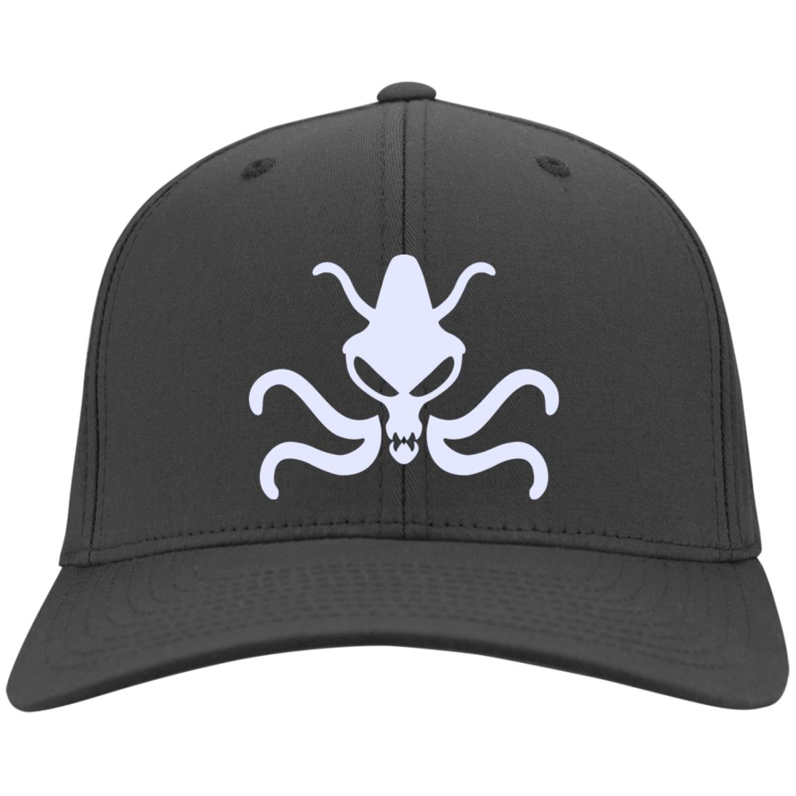 Weird Tales Squid White Embroidered Twill Cap