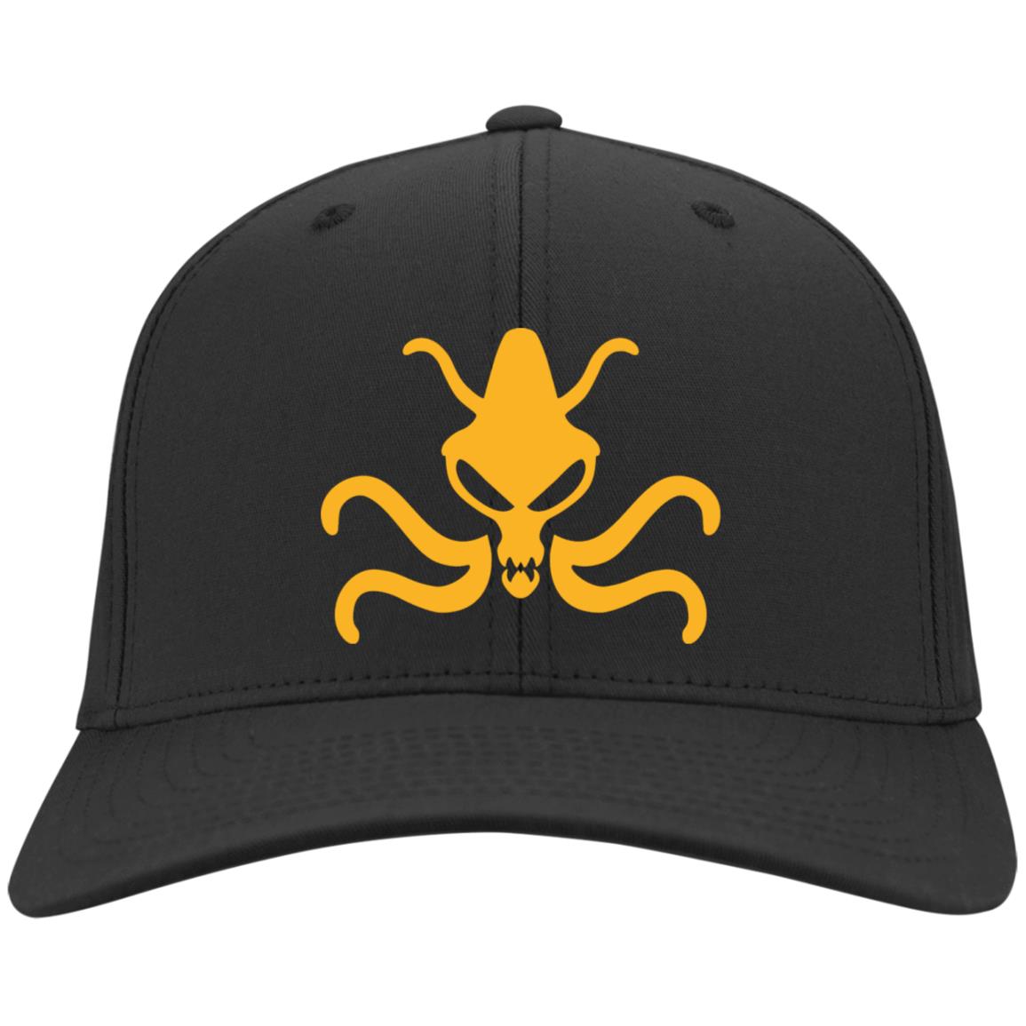 Weird Tales Squid Yellow Embroidered Twill Cap